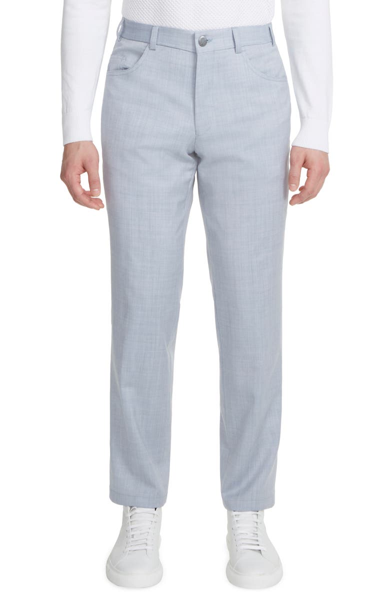 Jack Victor Sage Five Pocket Pants, Main, color, Light Blue