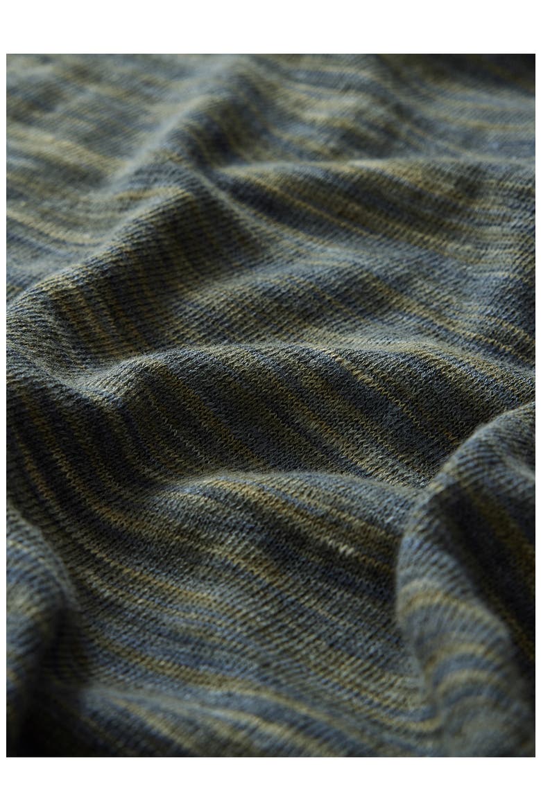 Omar Space Dye Linen Blend Crewneck Sweater, Alternate, color, TEAKWOOD
