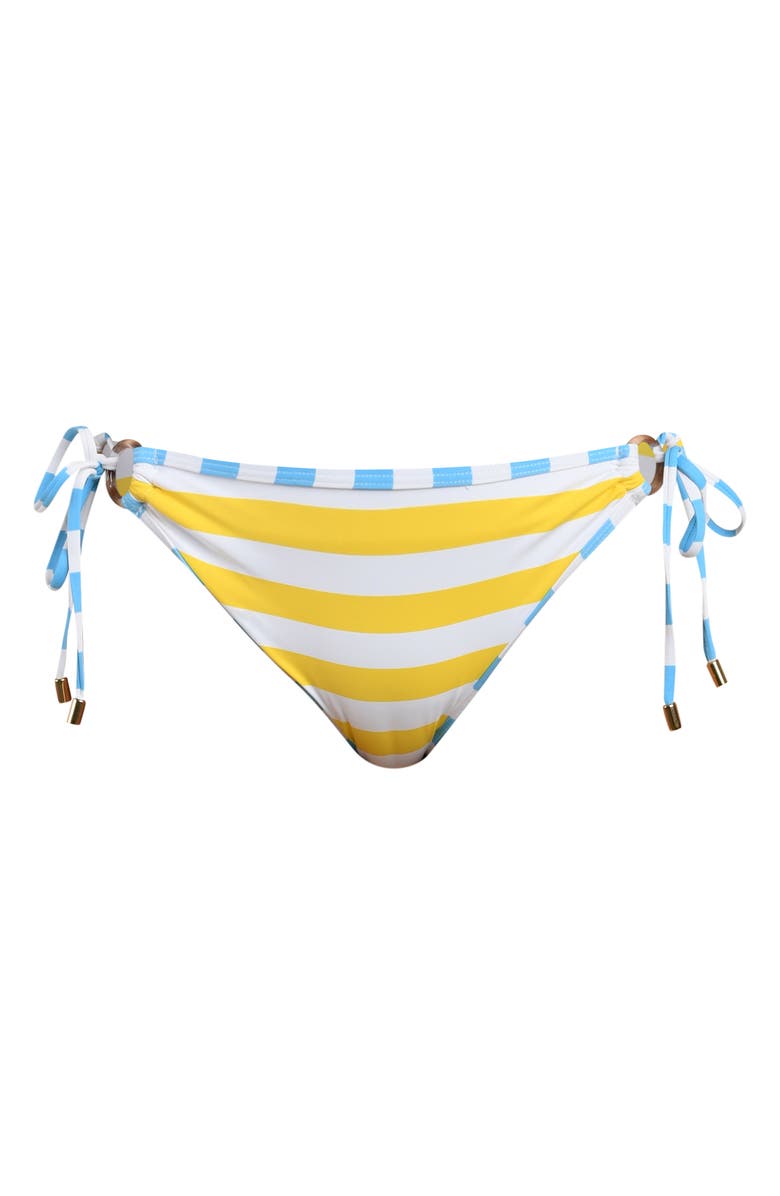 La Blanca Coastal Adjustable Loop Hipster Bikini Bottoms, Alternate, color, Soleil