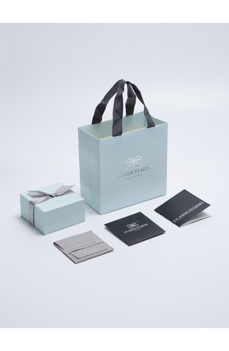 Classicharms T Shape Zirconia Tennis Choker Necklace, Alternate, color, Gold