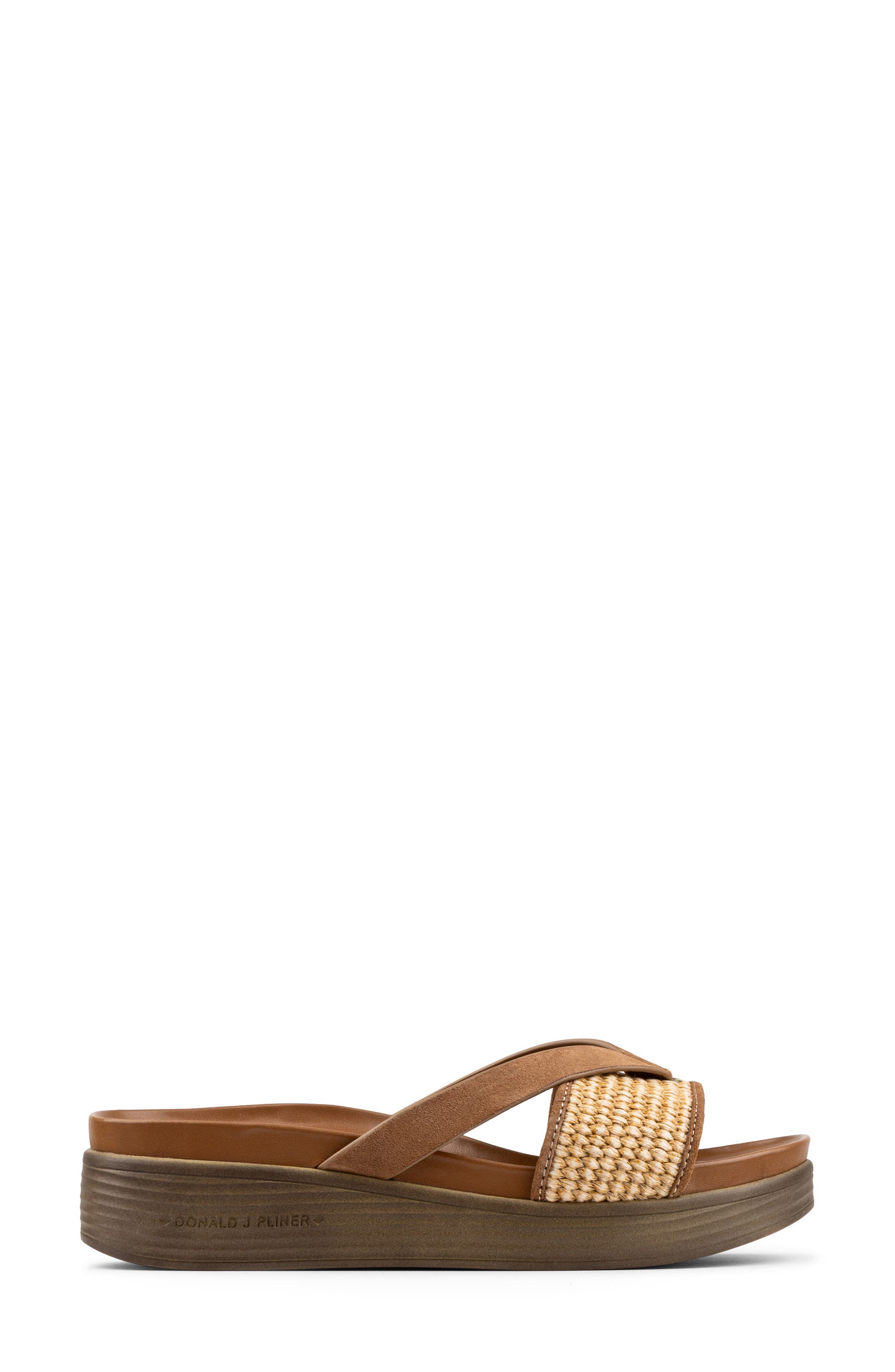 Farrahst Platform Wedge Sandal, Alternate, color, SADDLE