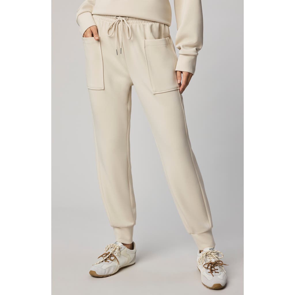 Splendid Scubasoft Drawstring Joggers In Neutral