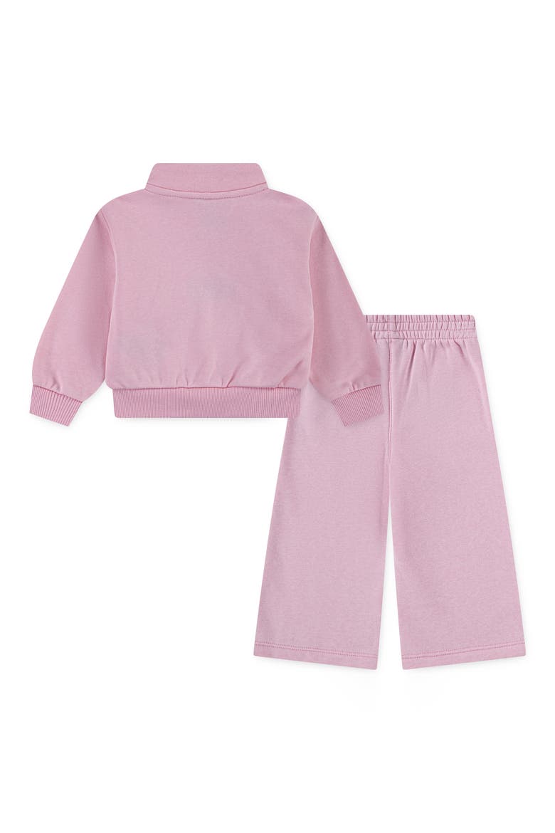 Club Essentials Fleece Half Zip Pullover & Sweatpants Set, Alternate, color, MEDIUM SOFT PINK
