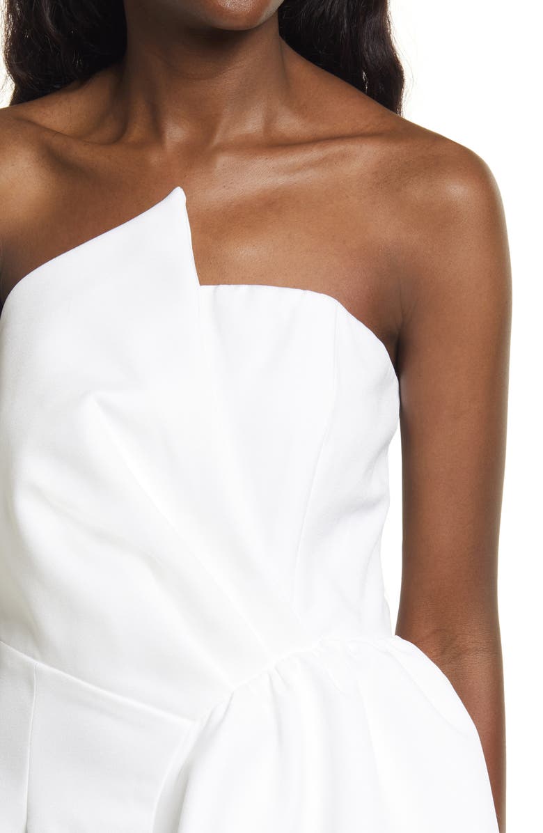 Elliatt Strapless Reception Dress, Alternate, color, 