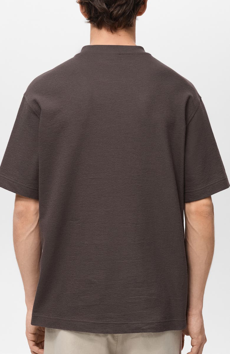 MANGO Structured Relaxed Cotton T-Shirt, Alternate, color, 