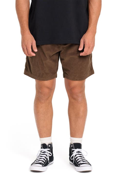 Larry Layback Cotton Corduroy Shorts