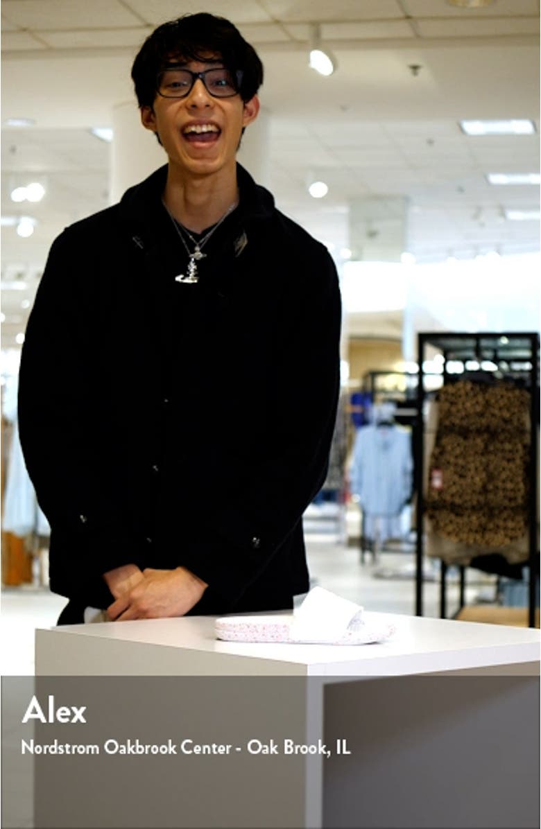 Big Logo TechLoom Knit Sport Slide, sales video thumbnail