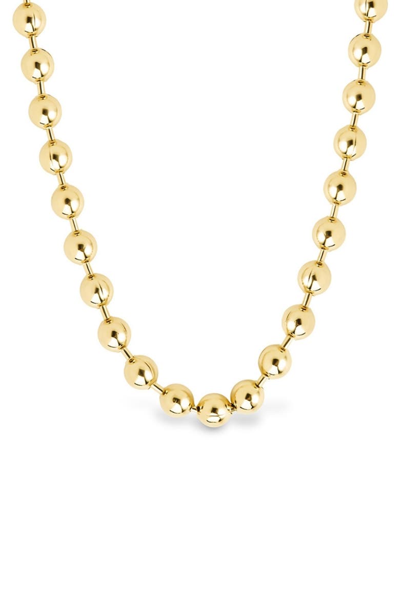 Destiny Beaded Chain Necklace, Main, color, GOLD