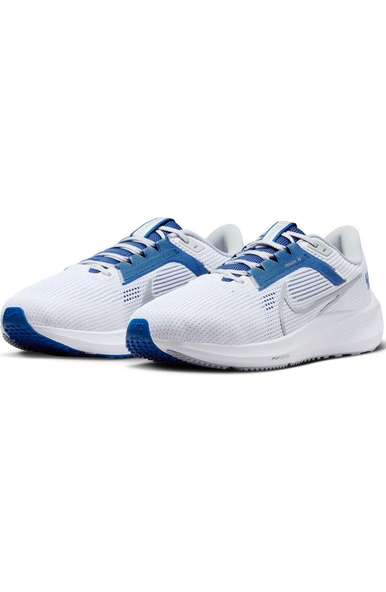 Nike Unisex Nike White Kentucky Wildcats Zoom Pegasus 40 Running Shoe, Main, color,