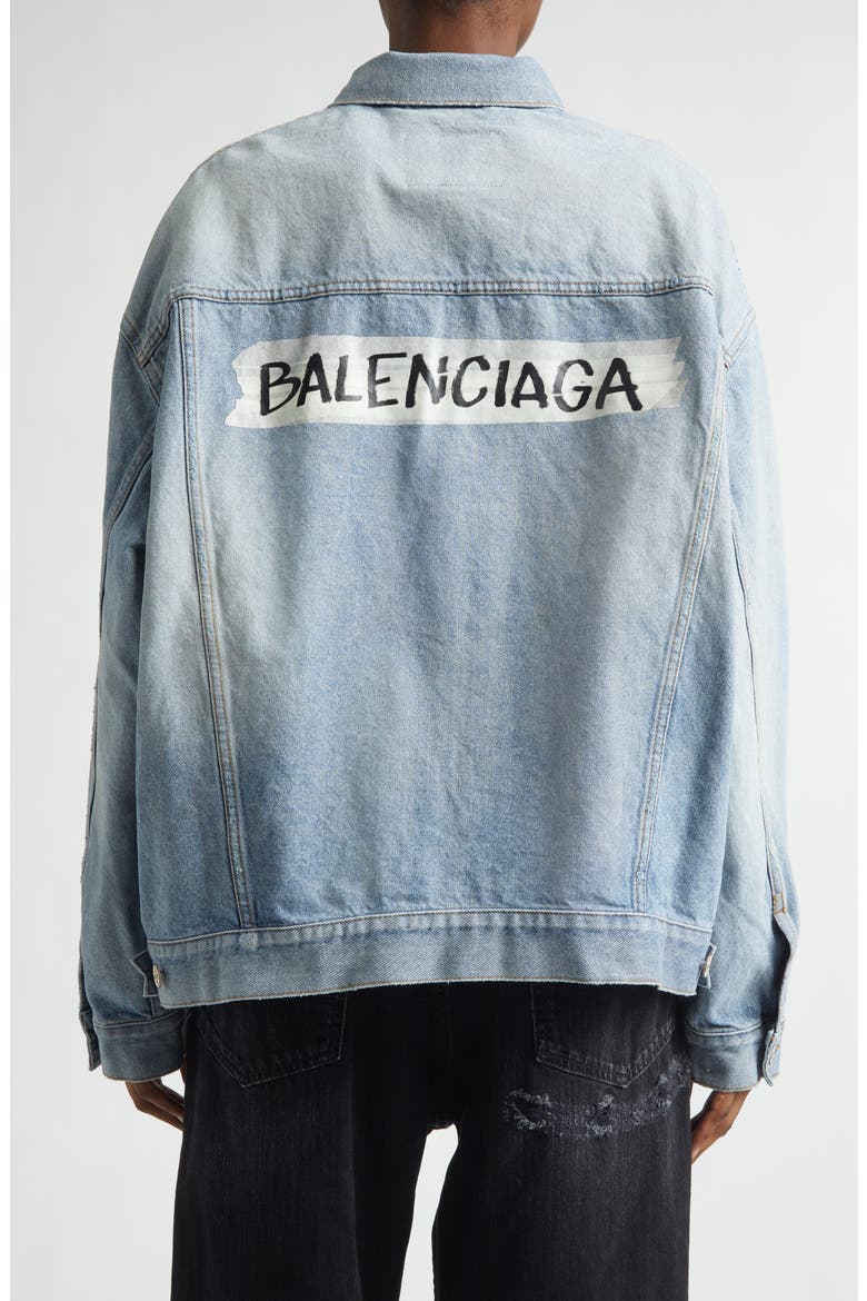 Regular Fit Denim Jacket, Alternate, color, DIRTY LIGHT BLUE
