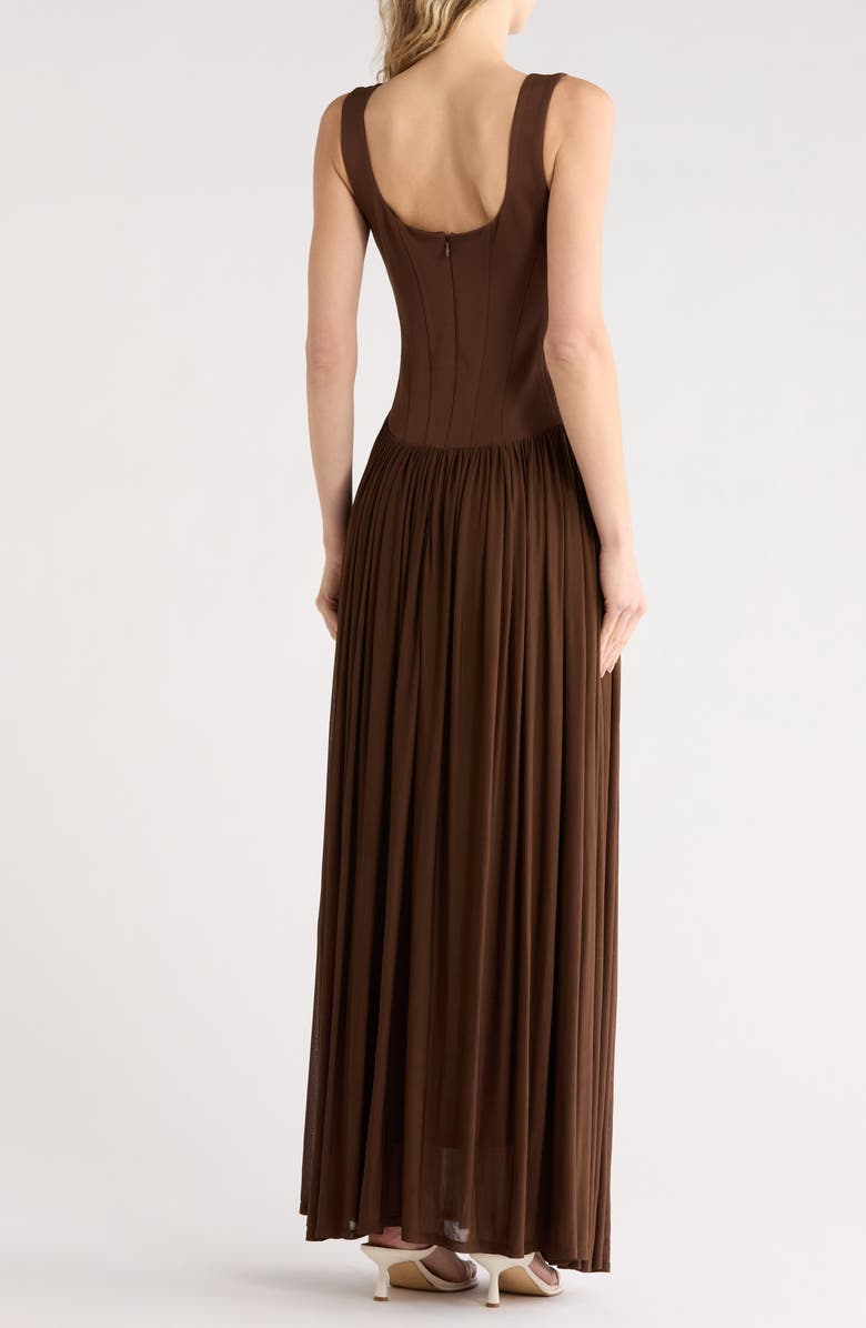 Simkhai Jamie Maxi Tank Dress, Alternate, color, Cocoa