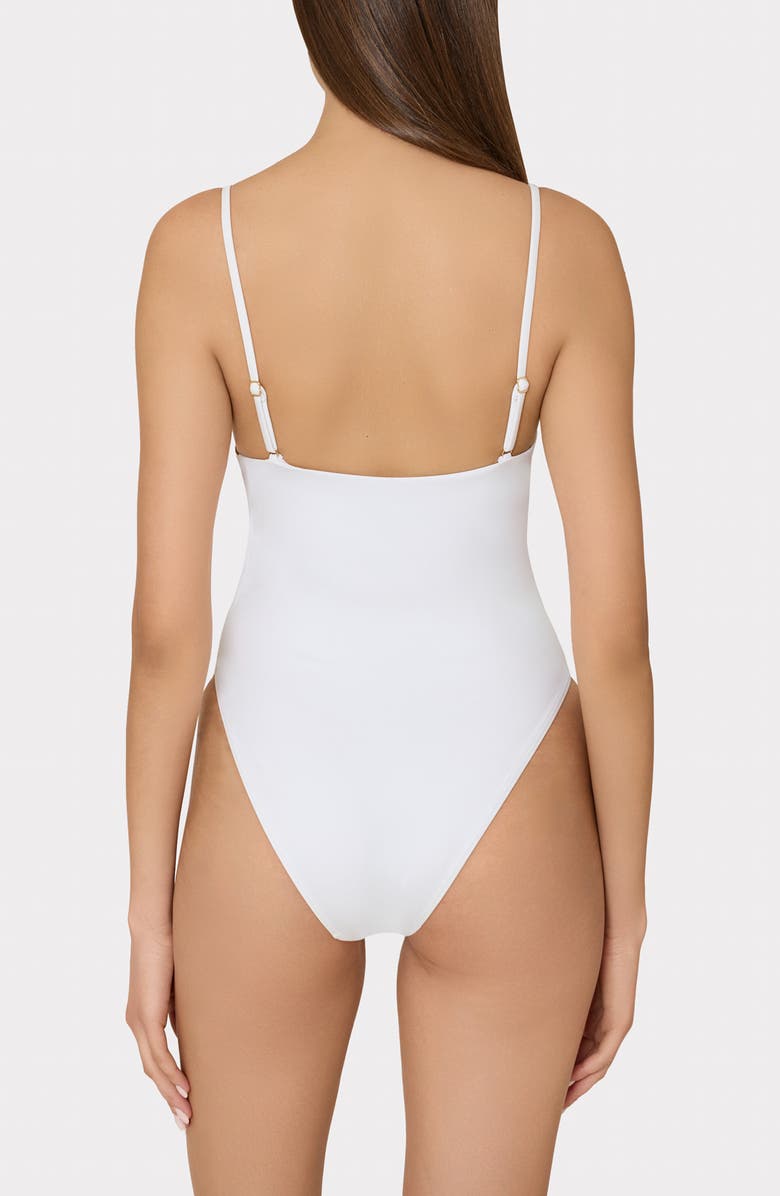 Milly Ringside One-Piece Swimsuit, Alternate, color,