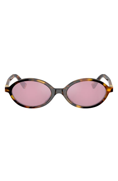 50mm Oval Sunglasses