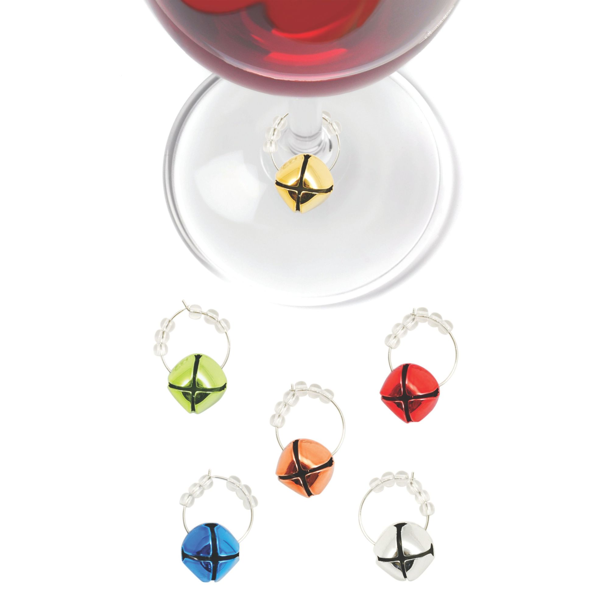 true Jingle Holiday Wine Charms