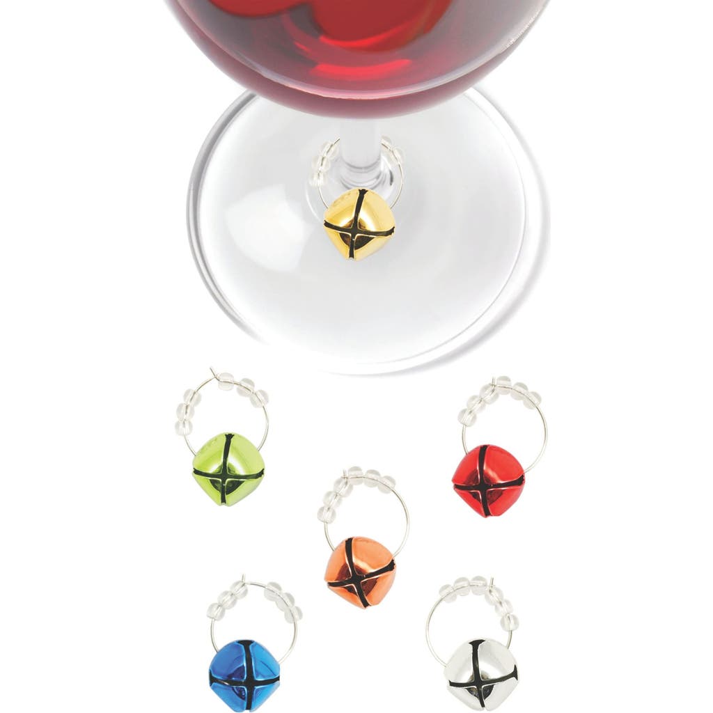 True Jingle Holiday Wine Charms In Multi