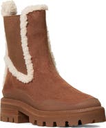 Kate Spade New York london faux shearling trim chelsea boot