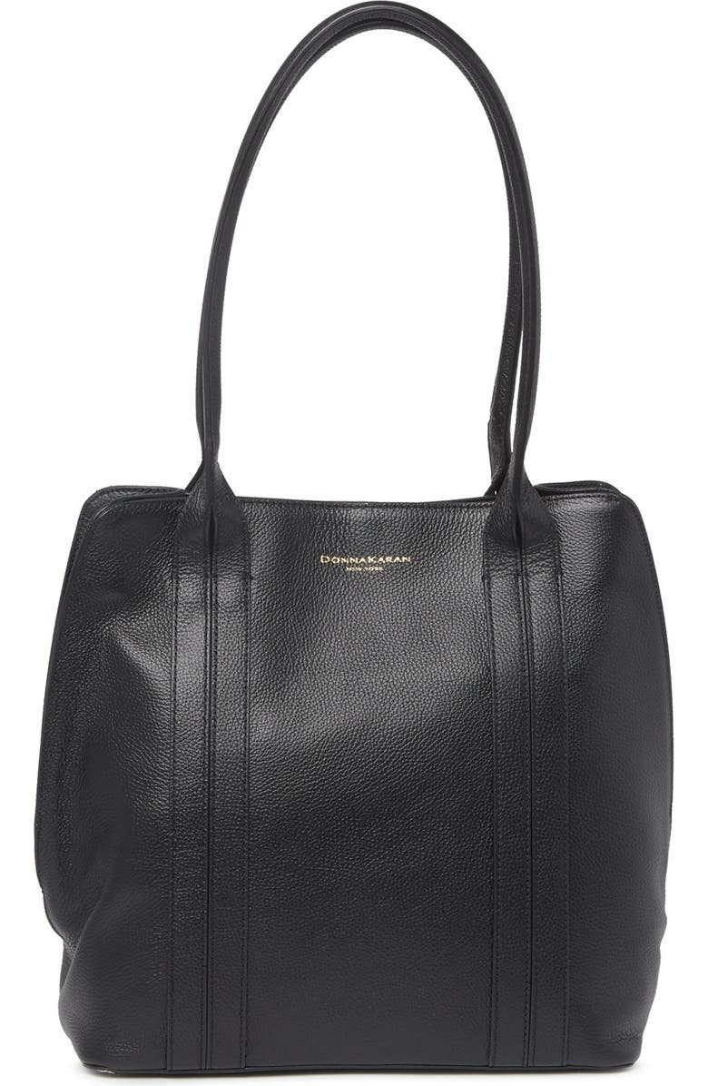 Donna Karan New York Perry North/South Leather Shoulder Bag, Main, color,