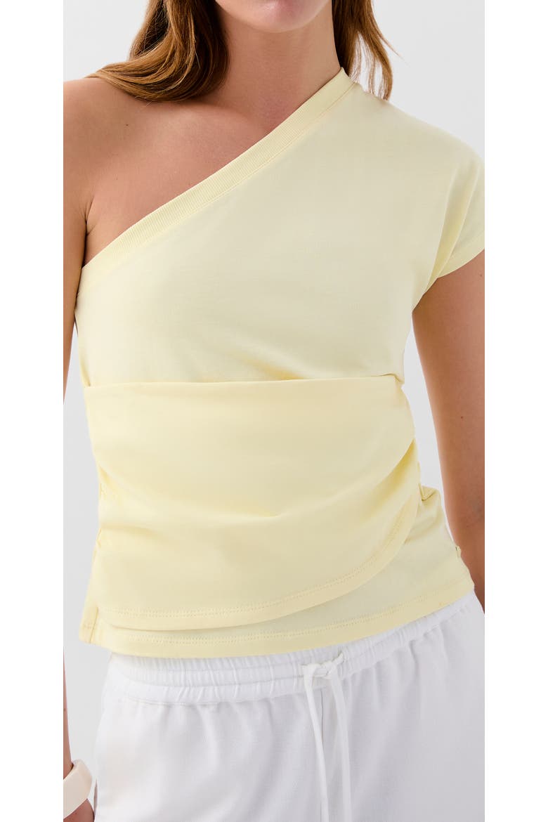 Asy Drapped Tee, Main, color, Lightyellow