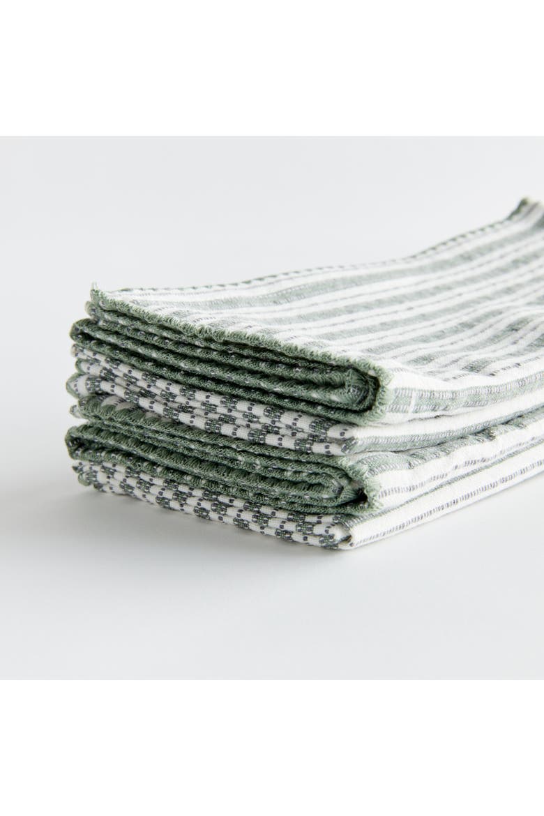 Vinnia Napkins Set of 4, Alternate, color, Green