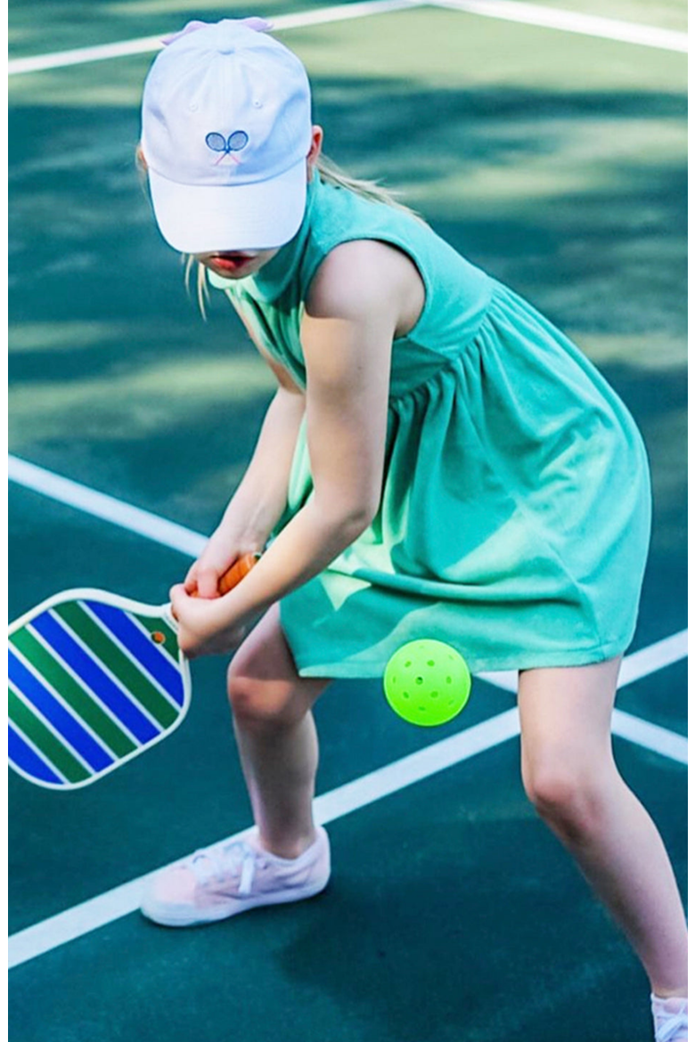 Tennis Rackets Bow Baseball Hat, Alternate, color, White