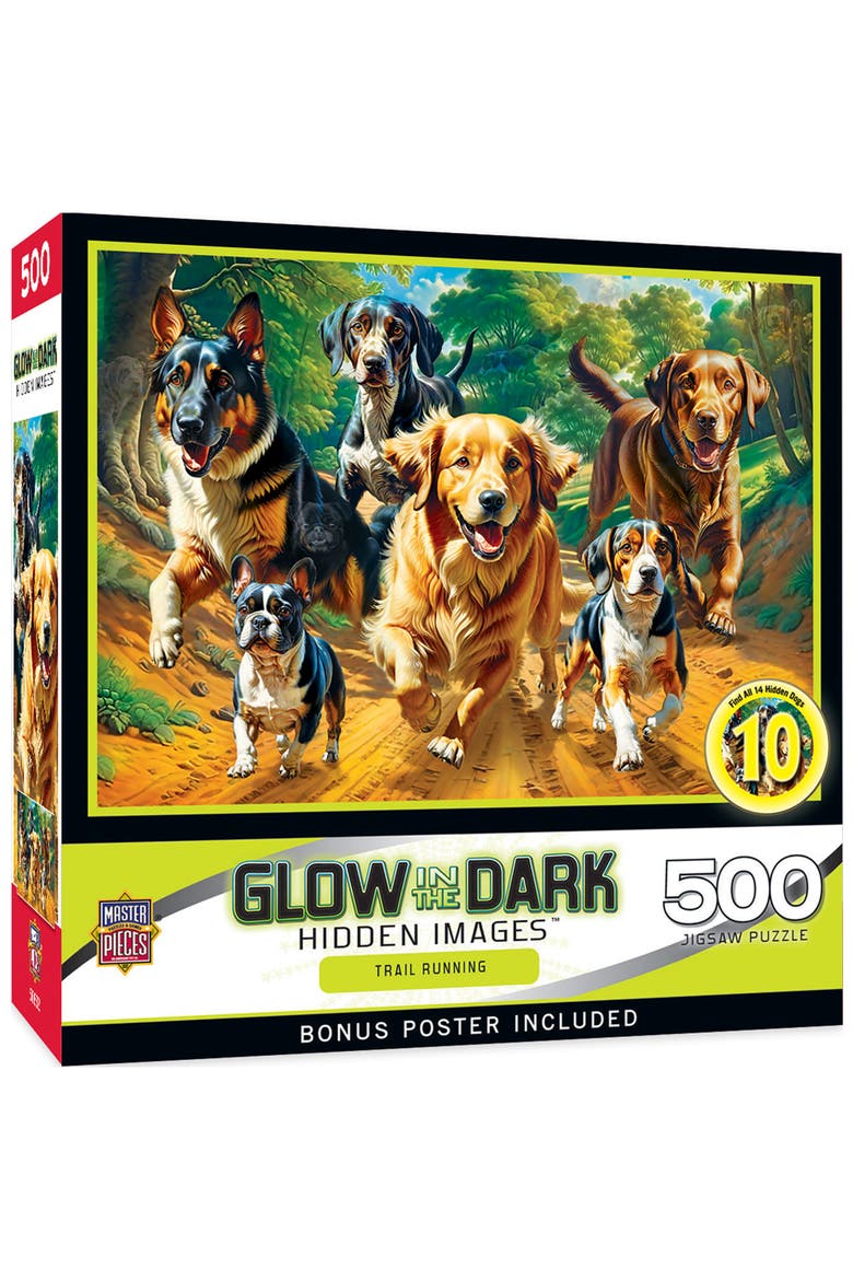Trail Running 500 Piece Jigsaw Puzzle, Main, color, Multicolor