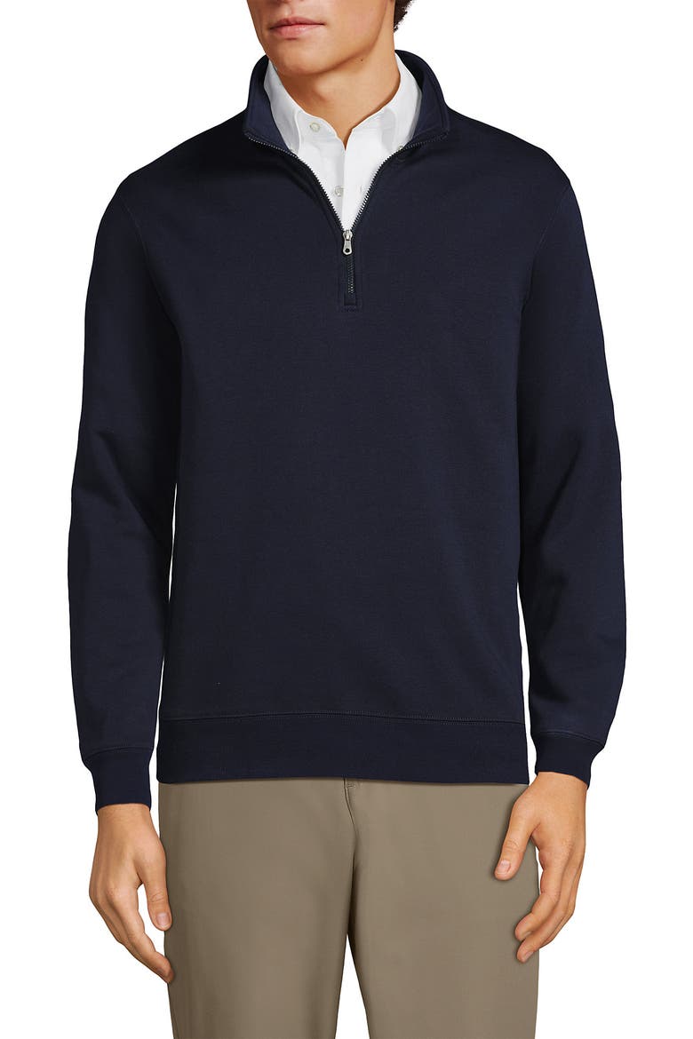 Adult Quarter Zip Sweatshirt, Alternate, color, Classic Navy