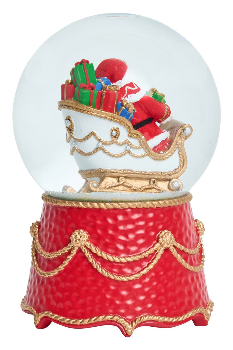 Berry and Thread Santa Snow Globe, Alternate, color, MULTI