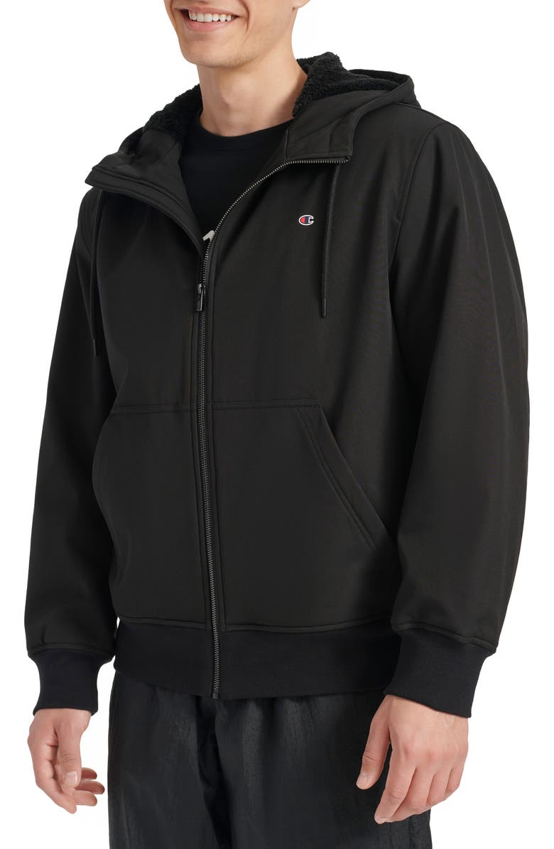 Champion Water Resistant Soft Shell Bomber Jacket, Alternate, color, 