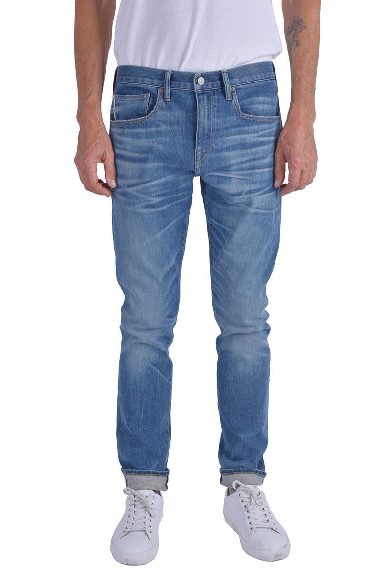 The Scissors Slim Tapered 10.5-Ounce Stretch Selvedge Jeans, Main, color, ACE