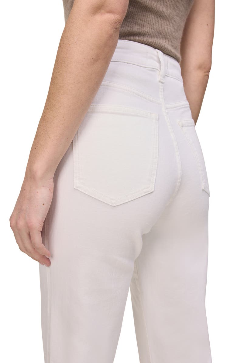 WARP+WEFT SAT '90s Raw Hem Straight Leg Jeans, Alternate, color, Optic