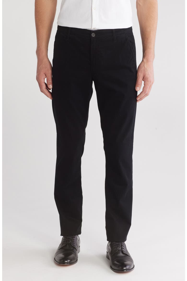 Marshall Slim Fit Chinos, Main, color, SUPER BLACK