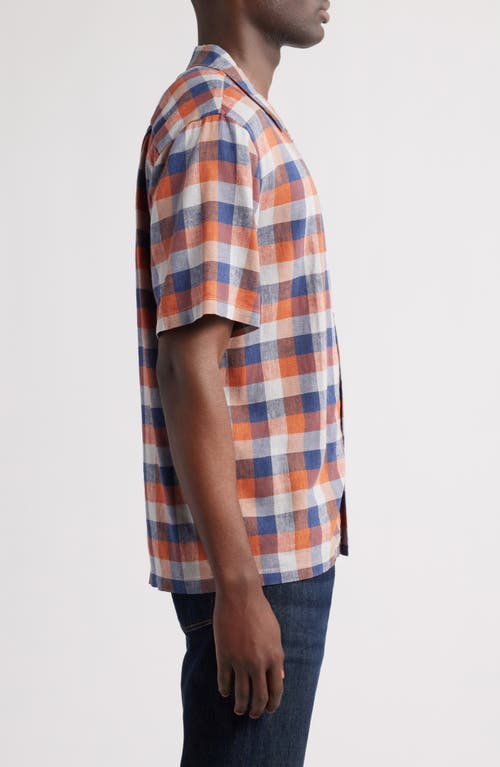 Pendleton Gateway Geo Print Short Sleeve Cotton Button-up Shirt In Multi