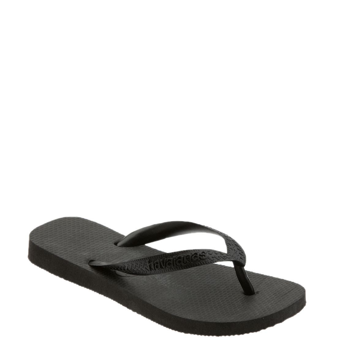 Havaianas 'Top' Sandal, Main, color, Black