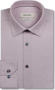 Bugatchi James OoohCotton® Geometric Print Button-Up Shirt
