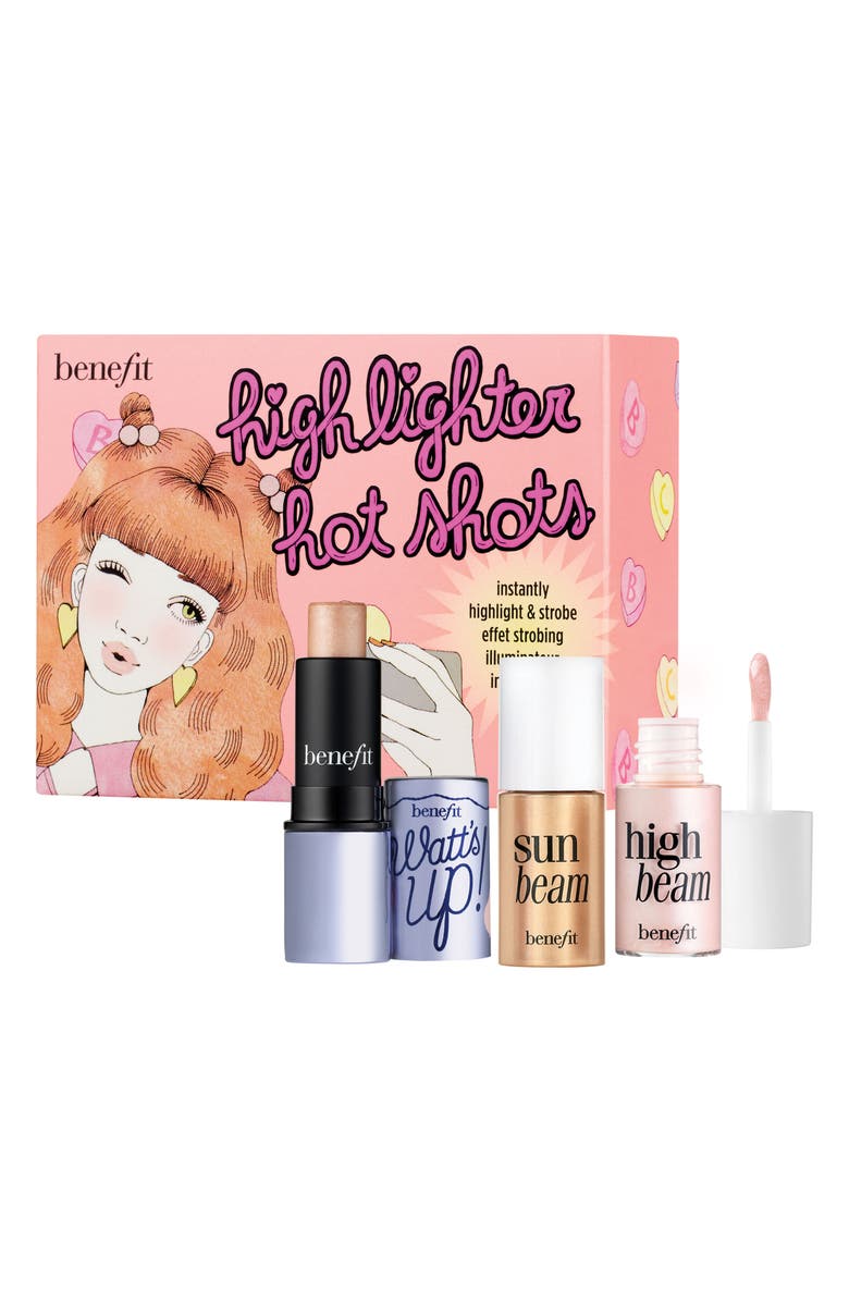 Benefit Cosmetics Benefit Highlighter Hot Shots Trio, Main, color, 