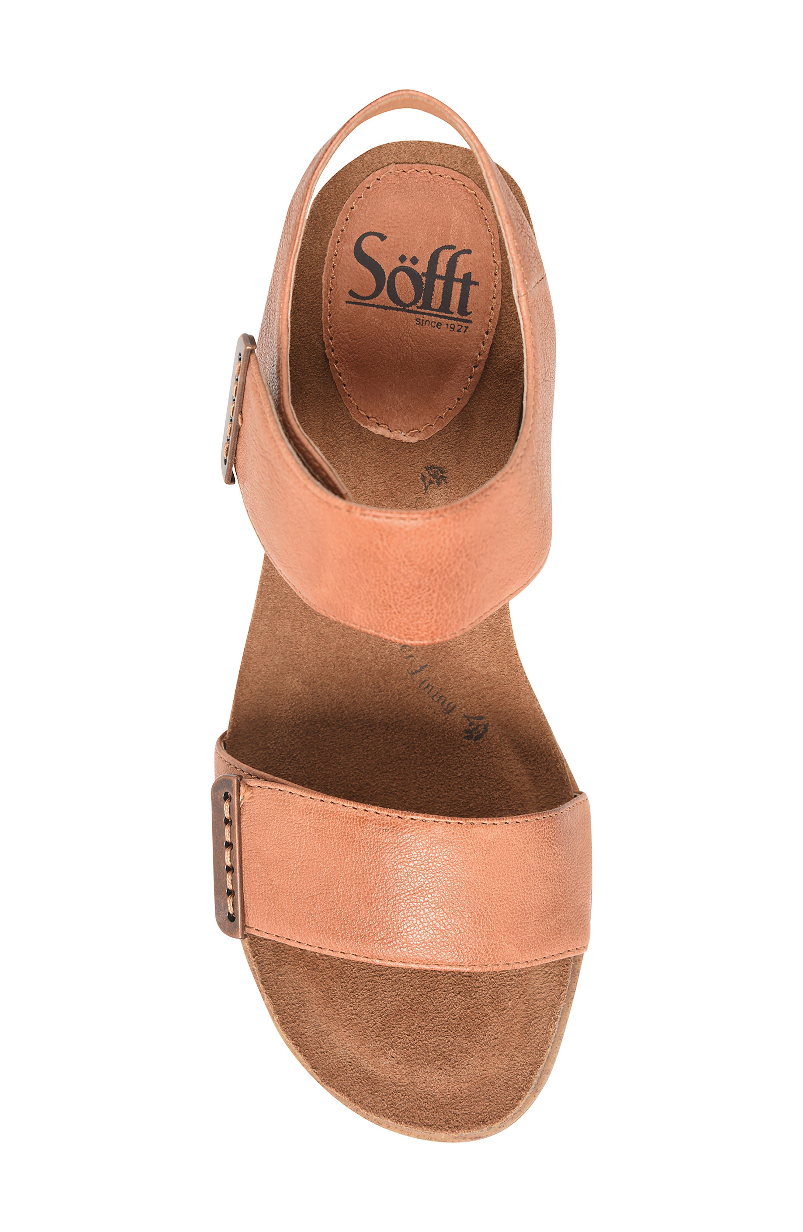 Verdi II Wedge Sandal, Alternate, color, LUGGAGE