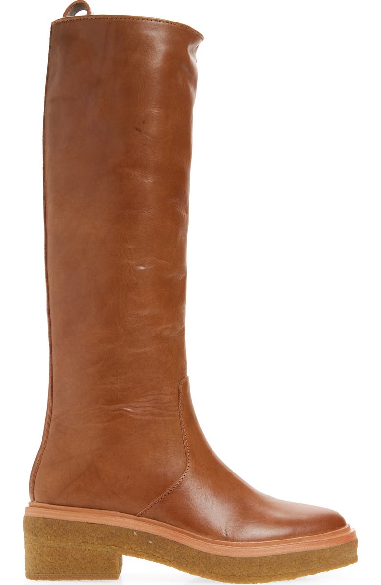 Loeffler Randall Collins Knee High Boot, Alternate, color, Safari
