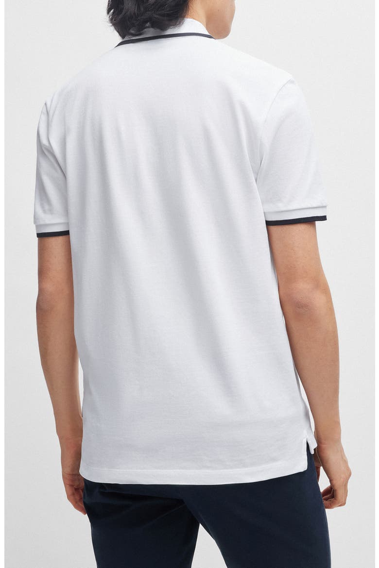 Parlay Tipped Cotton Polo, Alternate, color, NTURAL
