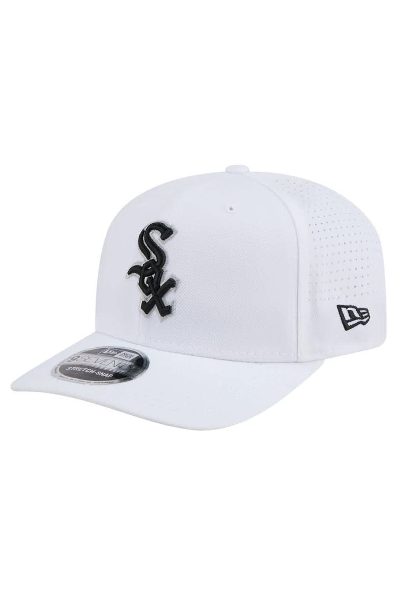 Men's New Era White Chicago White Sox COOLERA 9SEVENTY Adjustable Hat, Main, color, White