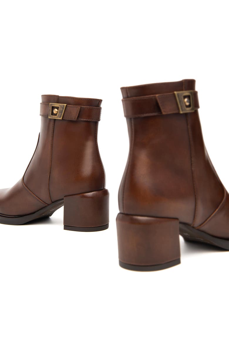 NeroGiardini Block Heel Bootie, Alternate, color, Cognac