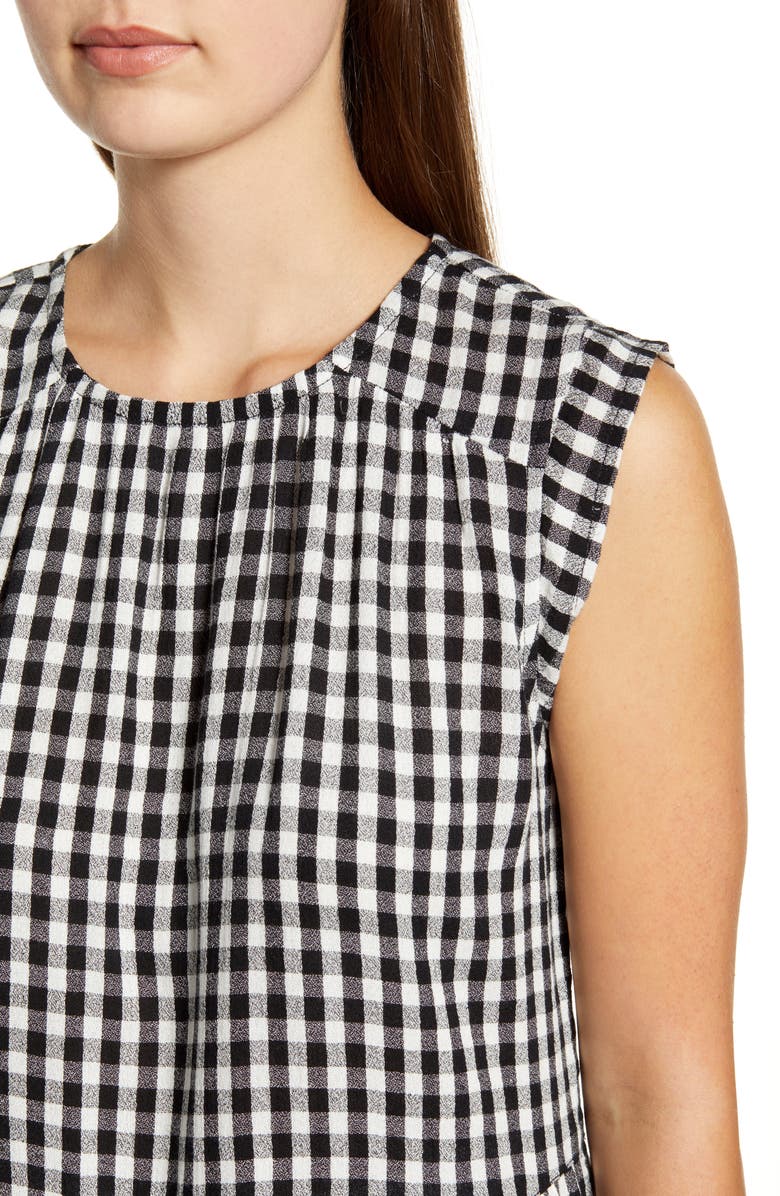 Caslon<sup>®</sup> Flutter Hem Woven Tank, Alternate, color, 