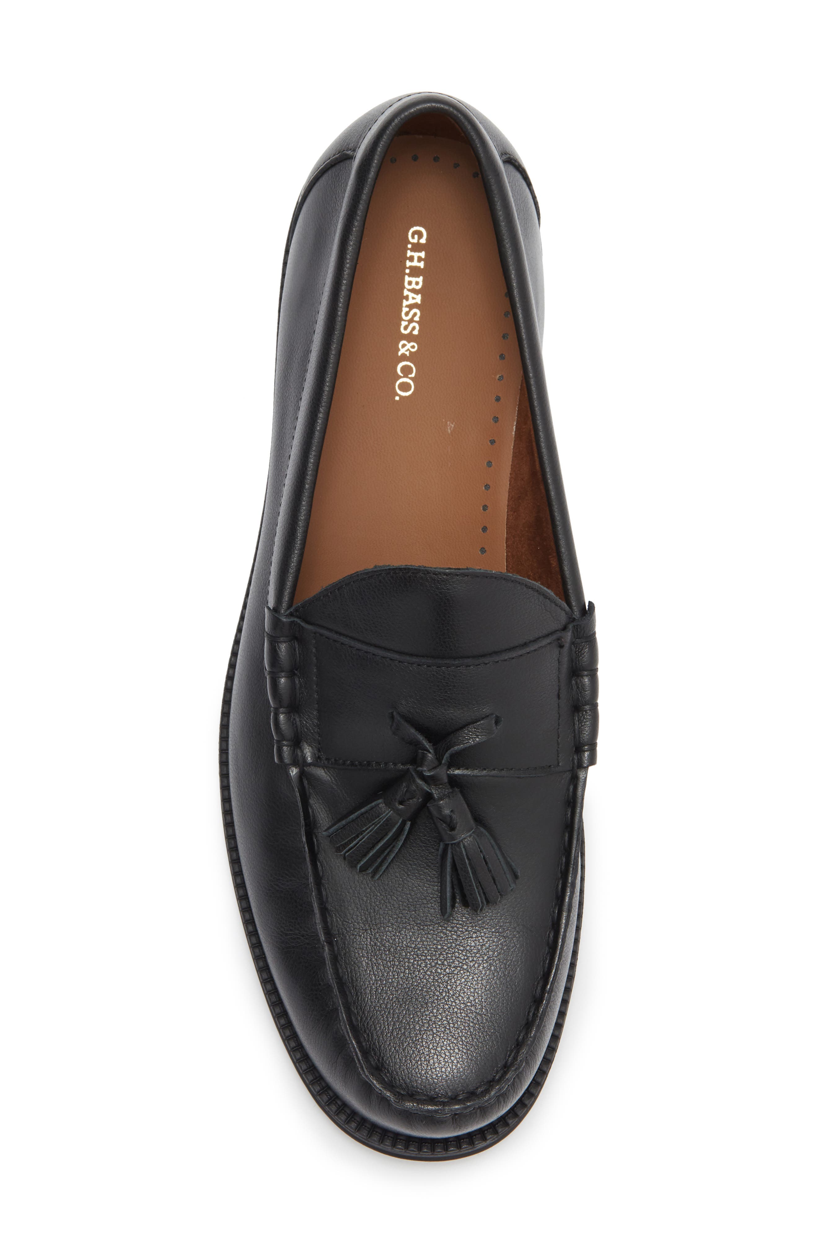 Carver Tassel Loafer, Alternate, color, BLACK