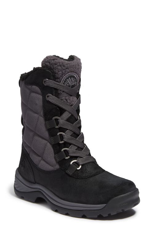 Timberland White Ledge Waterproof Snow Boot In Black