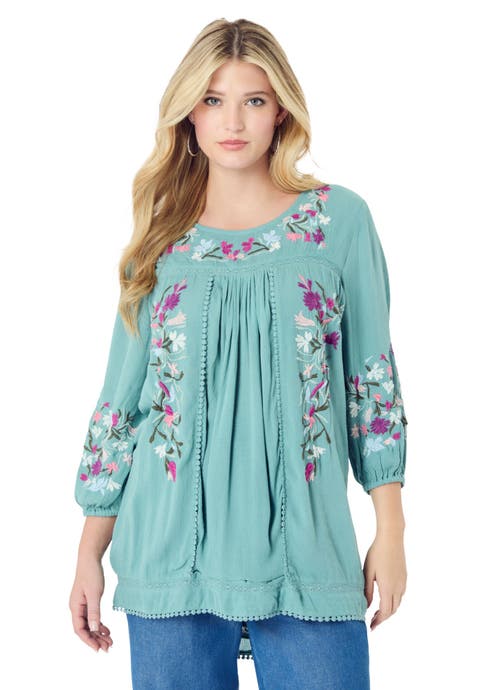 Boho Floral Tunic