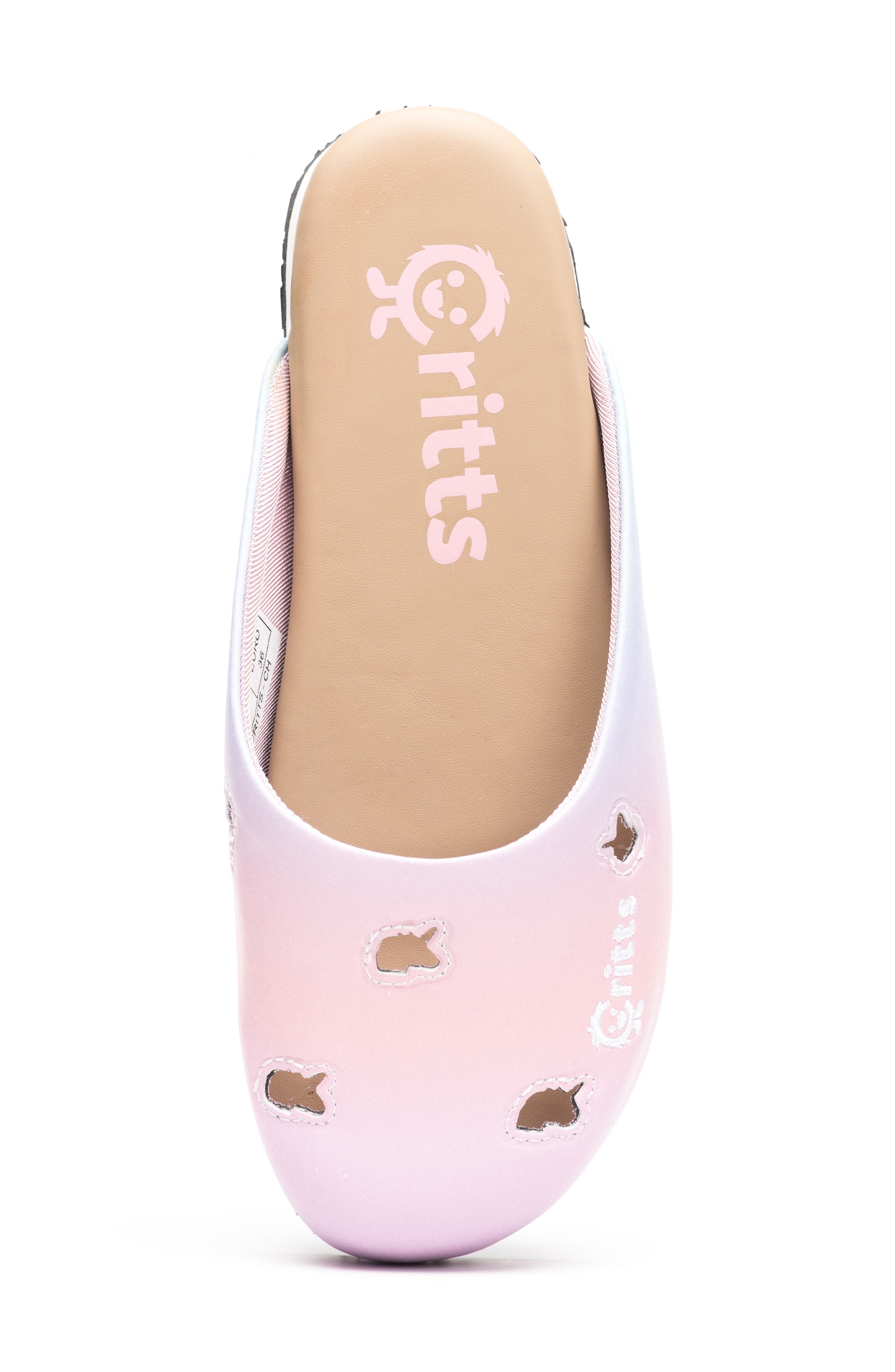 Flip Critts Clog, Alternate, color, RAINBOW UNICORNS