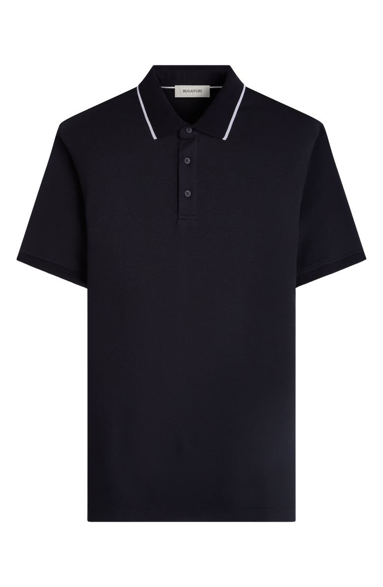 Bugatchi Tipped Piqué Polo, Alternate, color, 