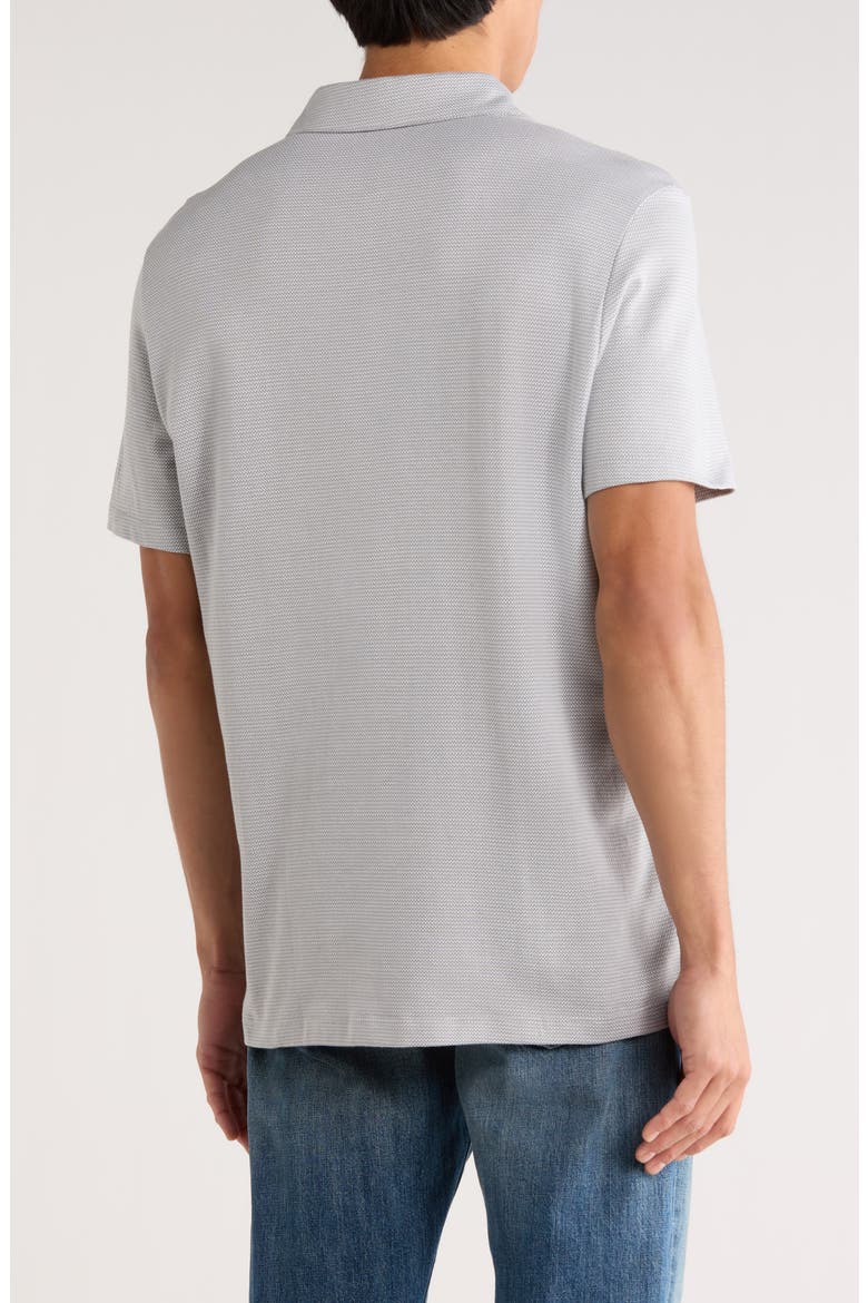 Artemis Cotton Polo, Alternate, color, MONUMENT GREY