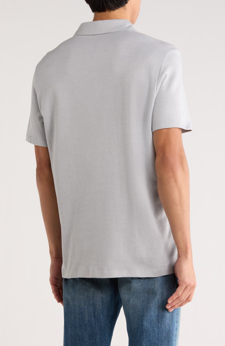 Robert Barakett Artemis Cotton Polo, Alternate, color, Monument Grey