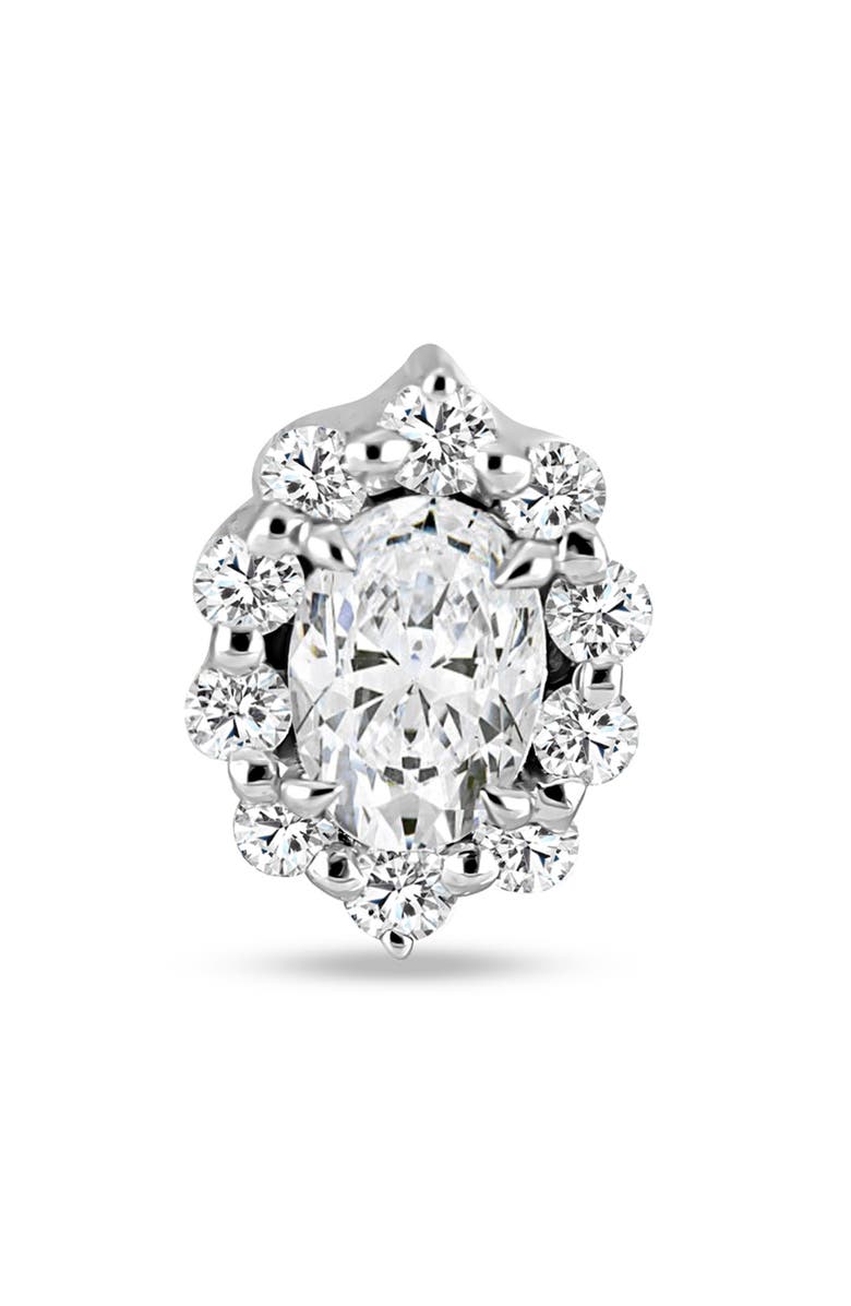 Bony Levy Rita 18K White Gold Diamond Halo Stud Earrings, Alternate, color, 18K White Gold