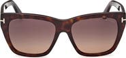 TOM FORD Flynn 55mm Gradient Butterfly Sunglasses